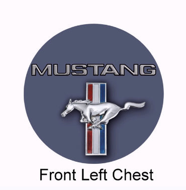 Ford Mustang Fox Body U.S. Flag Short Sleeve T-Shirt