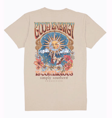 Simply Southern Good Energy Is Contagious Short Sleeve T-Shirt