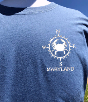 Maryland Crab Boat and Companions Short Sleeve T-Shirt