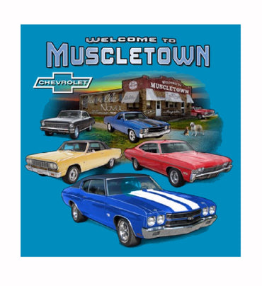 Chevy Chevrolet Welcome to Muscletown Short Sleeve T-Shirt