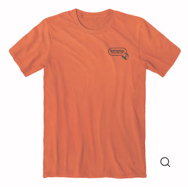 Natty Boh National Bohemian Beer and Hotdog Buns on the Run Short Sleeve T-Shirt