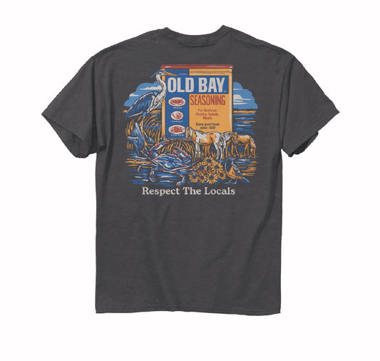 Old Bay Respect the Locals Wildlife Short Sleeve T-Shirt