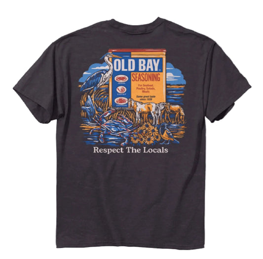 Old Bay Respect the Locals Wildlife Short Sleeve T-Shirt