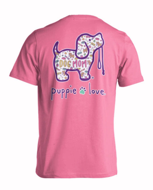 Puppie Love Dog Mom Short Sleeve T-Shirt