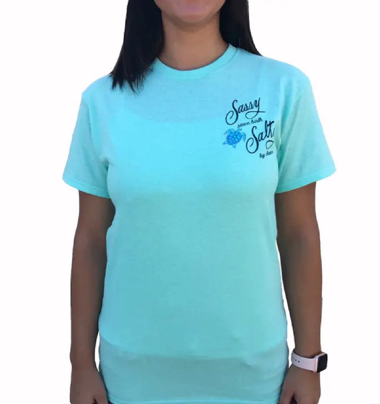 Sassy Since Birth Salty By Choice Short Sleeve T-Shirt