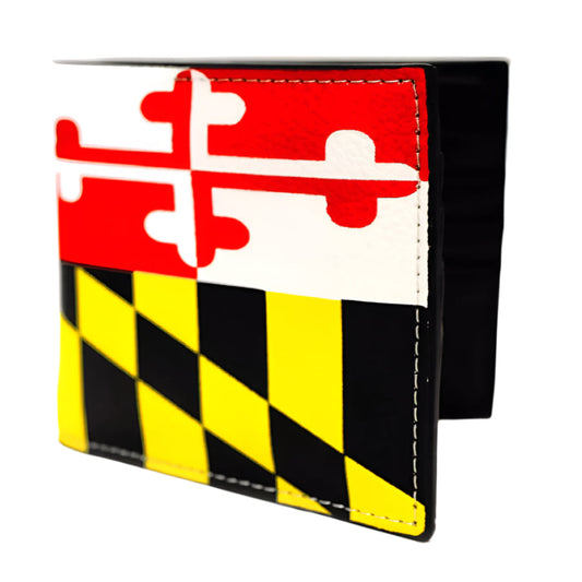 Maryland Flag Outside Print Wallet