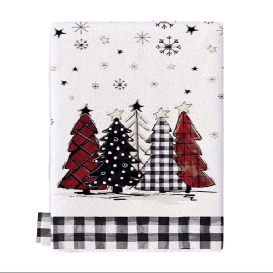 Christmas Trees Hand and Kitchen Towel