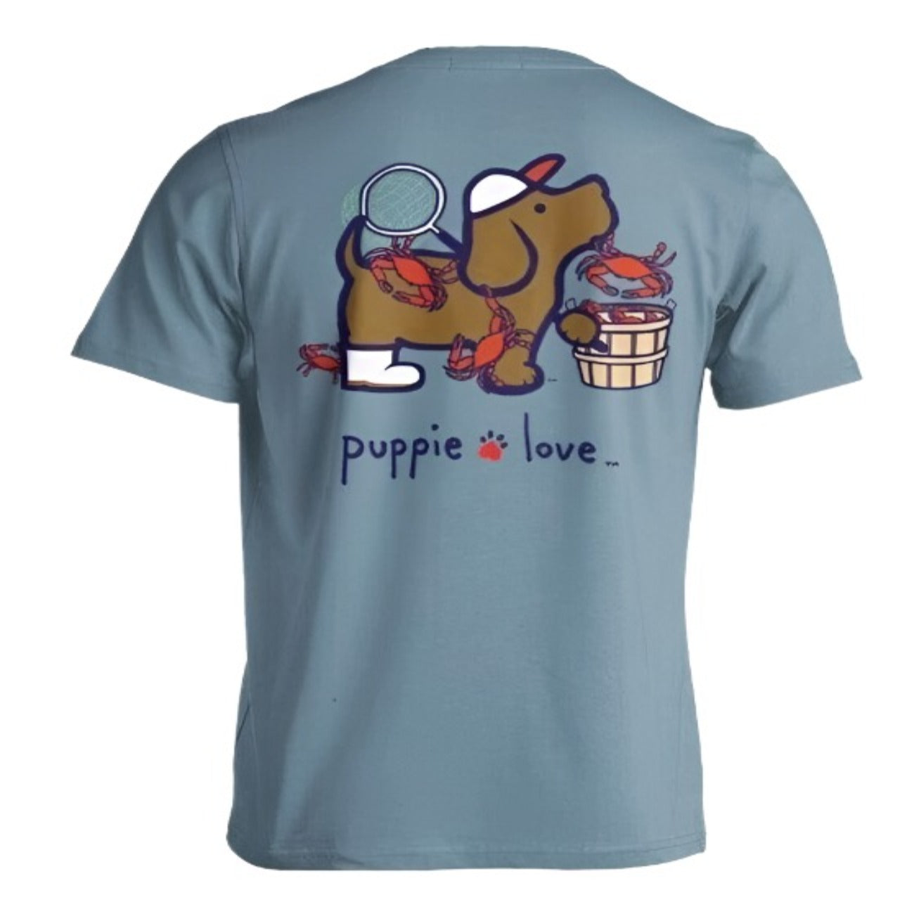 Puppie Love Dog Crab Pup Short Sleeve T-Shirt