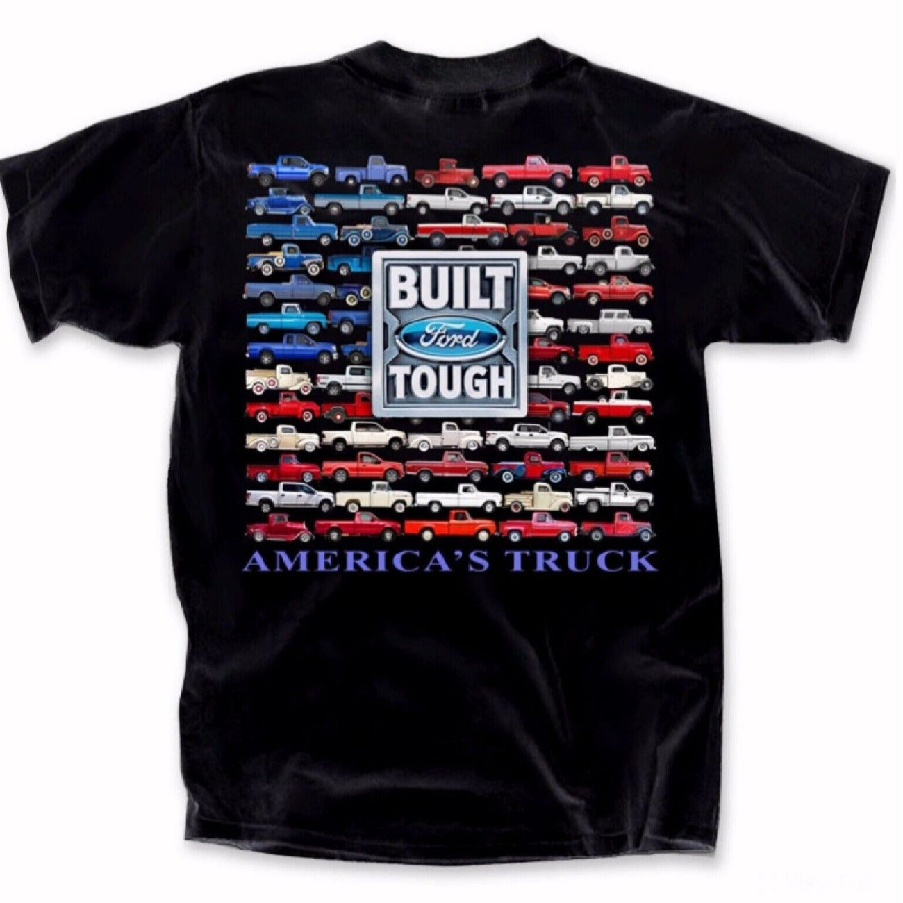 Built Ford Tough America’s Truck U.S. Flag Short Sleeve T-Shirt