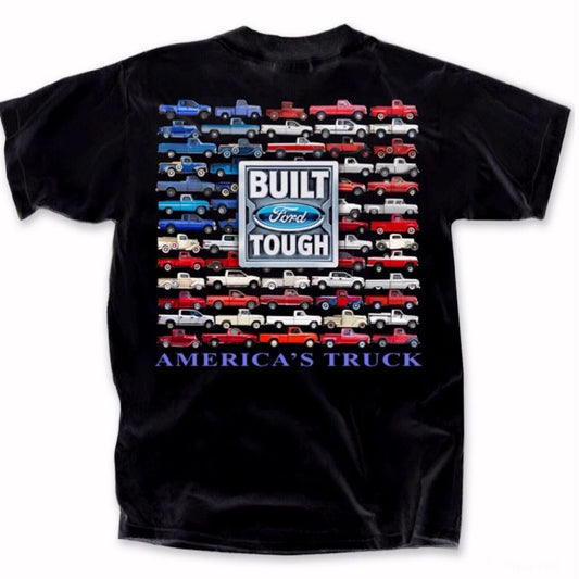 Built Ford Tough America’s Truck U.S. Flag Short Sleeve T-Shirt
