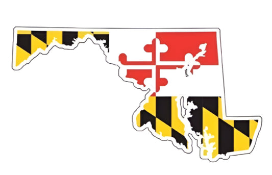 Maryland State Sticker Decal