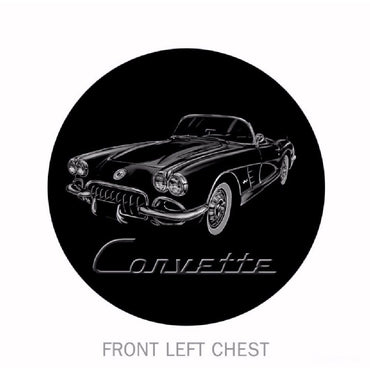 Chevy Chevrolet Corvette C1 Tonal Short Sleeve T-Shirt