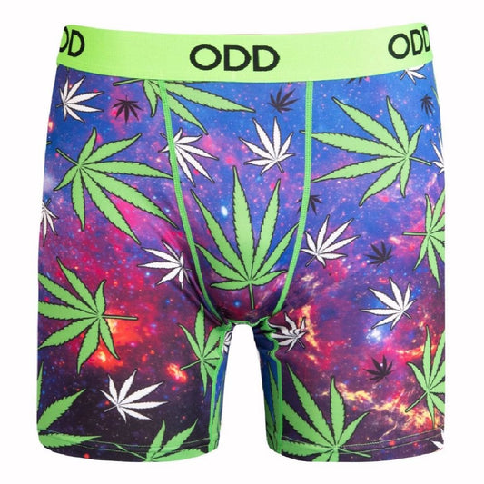 Leaf Pattern Green Garden Flowers Weed Underwear Briefs