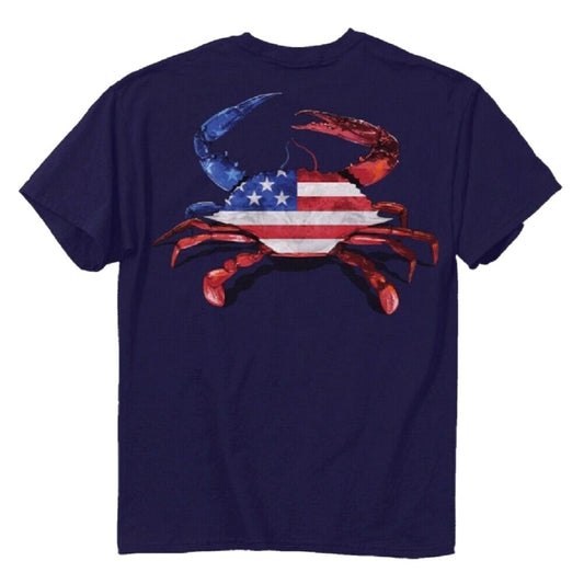 Ameri-Crab U.S. Flag Short Sleeve T-Shirt