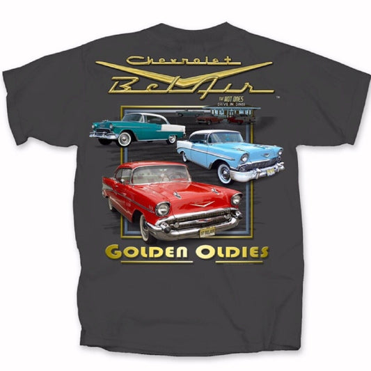 Chevy Chevrolet Belair Golden Oldies Short Sleeve T-Shirt