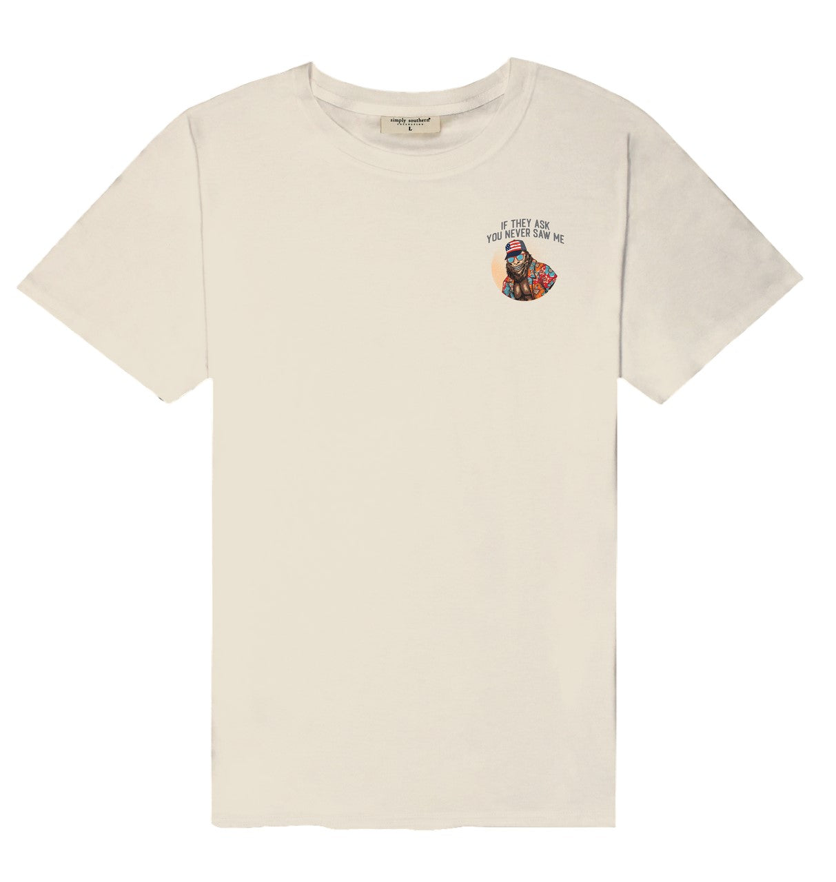 Simply Southern Sasquatch You Never Saw Me Short Sleeve T-Shirt