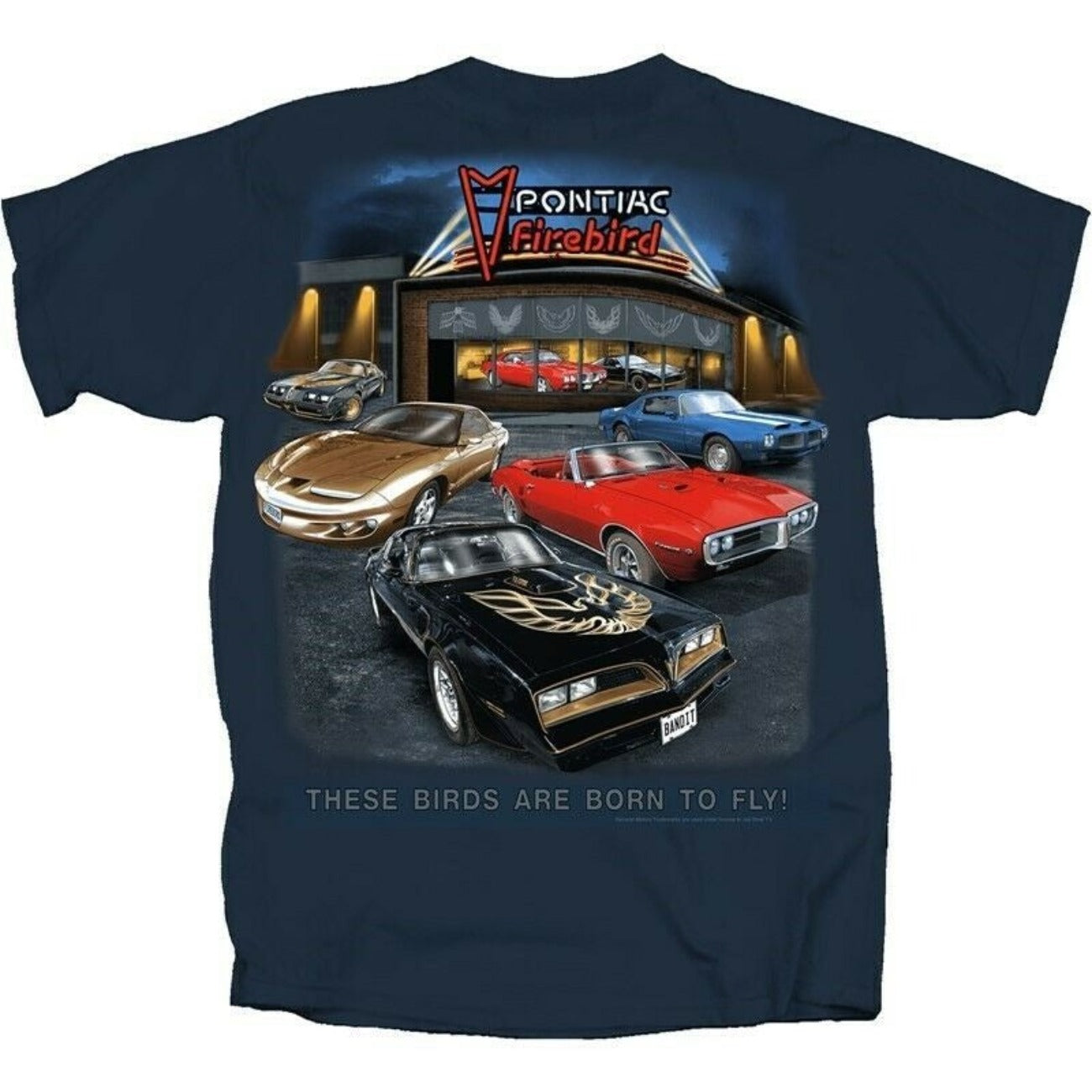 Vintage Pontiac Firebird Trans-AM Showroom Short Sleeve T-Shirt