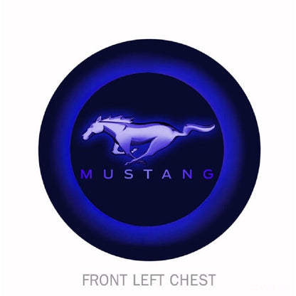 Ford Mustang Circle Glow Pony Short Sleeve T-Shirt