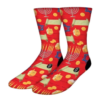 Fun Traditional Hanukkah Chanukah Holiday Socks