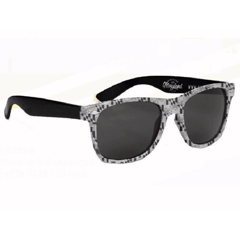 Maryland Flag Monotone Sunglasses