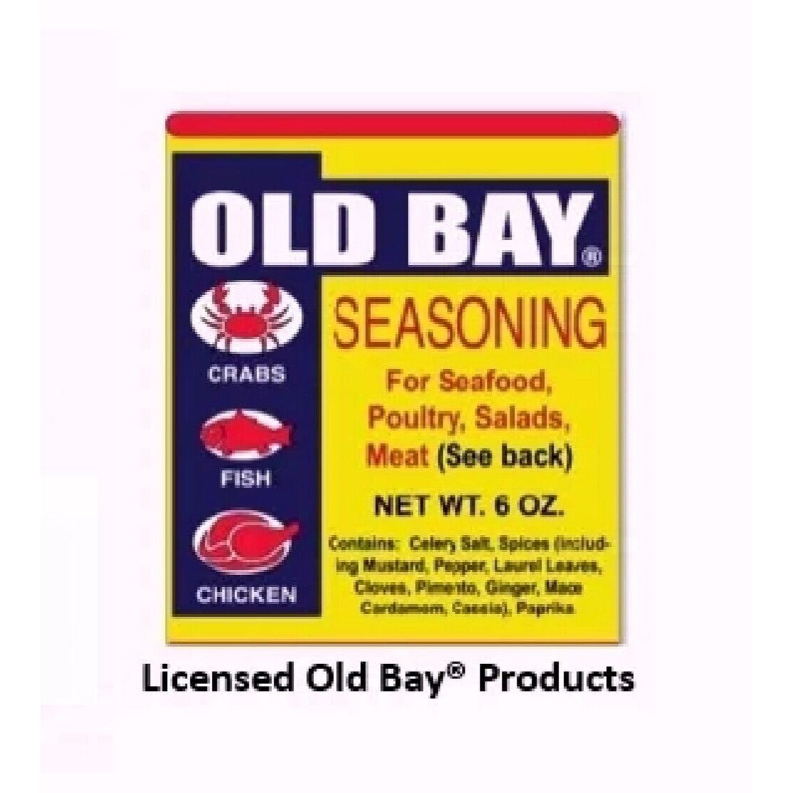 Old Bay Spice And Crabs Can Logo Crew Socks