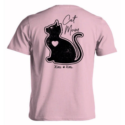 Kittie Kittie Cat Mom Short Sleeve T-Shirt