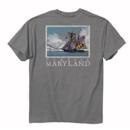 Maryland Classic Sailing Ship Short Sleeve T-Shirt