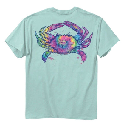 Crab Tie Dye Short Sleeve T-Shirt