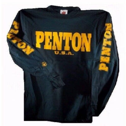 Penton Logo Forest Green Jersey Long Sleeve T-Shirt