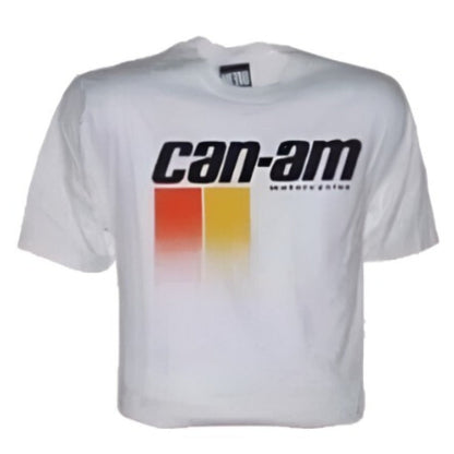 Can-Am Logo White Short Sleeve T-Shirt