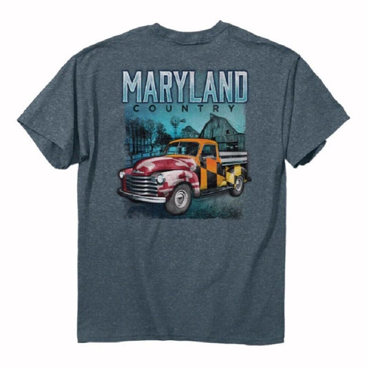 Maryland Country Vintage Truck Short Sleeve T-Shirt