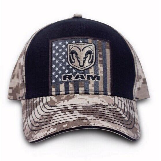 RAM U.S. Flag Tan Digi Cap Hat – Red Run Apparel & Gifts