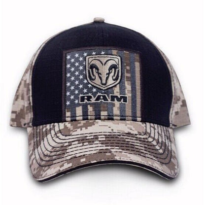 RAM U.S. Flag Tan Digi Cap Hat