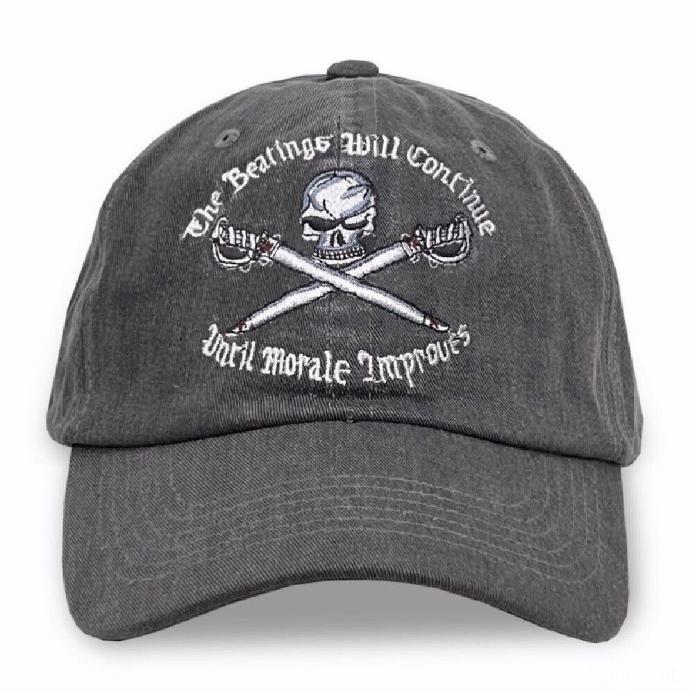 The Beatings Will Continue Until Morale Improves Cap Hat