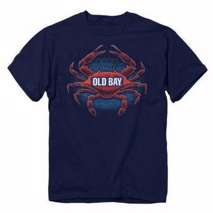 Old Bay Crab Emblem Short Sleeve T-Shirt