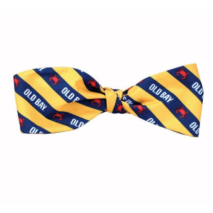 Old Bay Bow Necktie Manual Self Tied