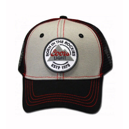 Coors Light Beer Born In The Rockies Mesh Cap Hat