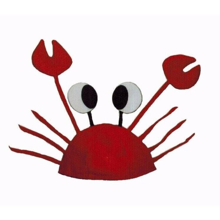 Playful Crab Beanie Cap Hat