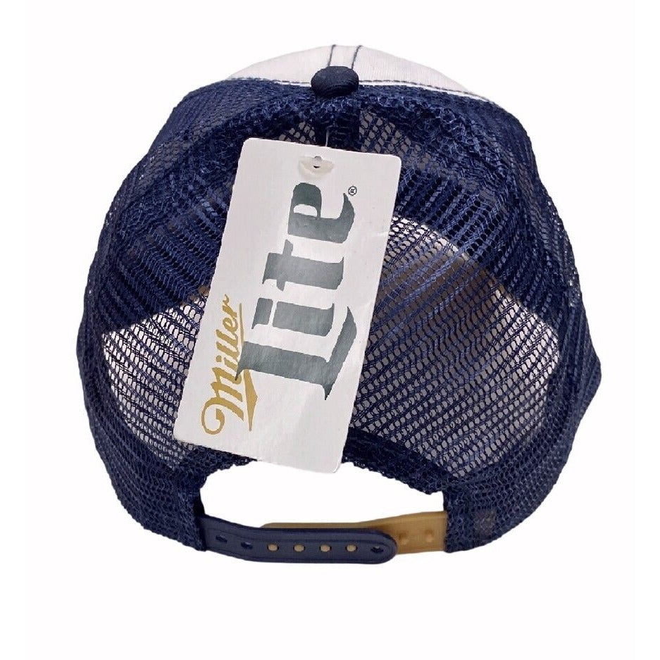 Miller Lite Beer Embroidered Patch Mesh Cap Hat