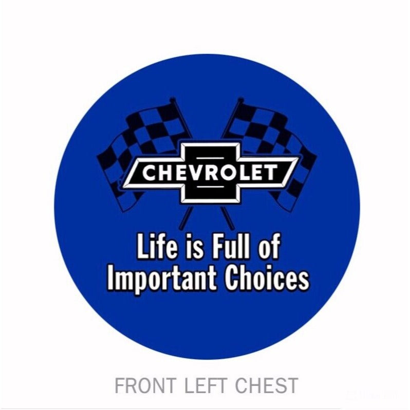 Chevy Chevrolet Corvette Life Is Full Of Important Choices Short Sleeve T-Shirt