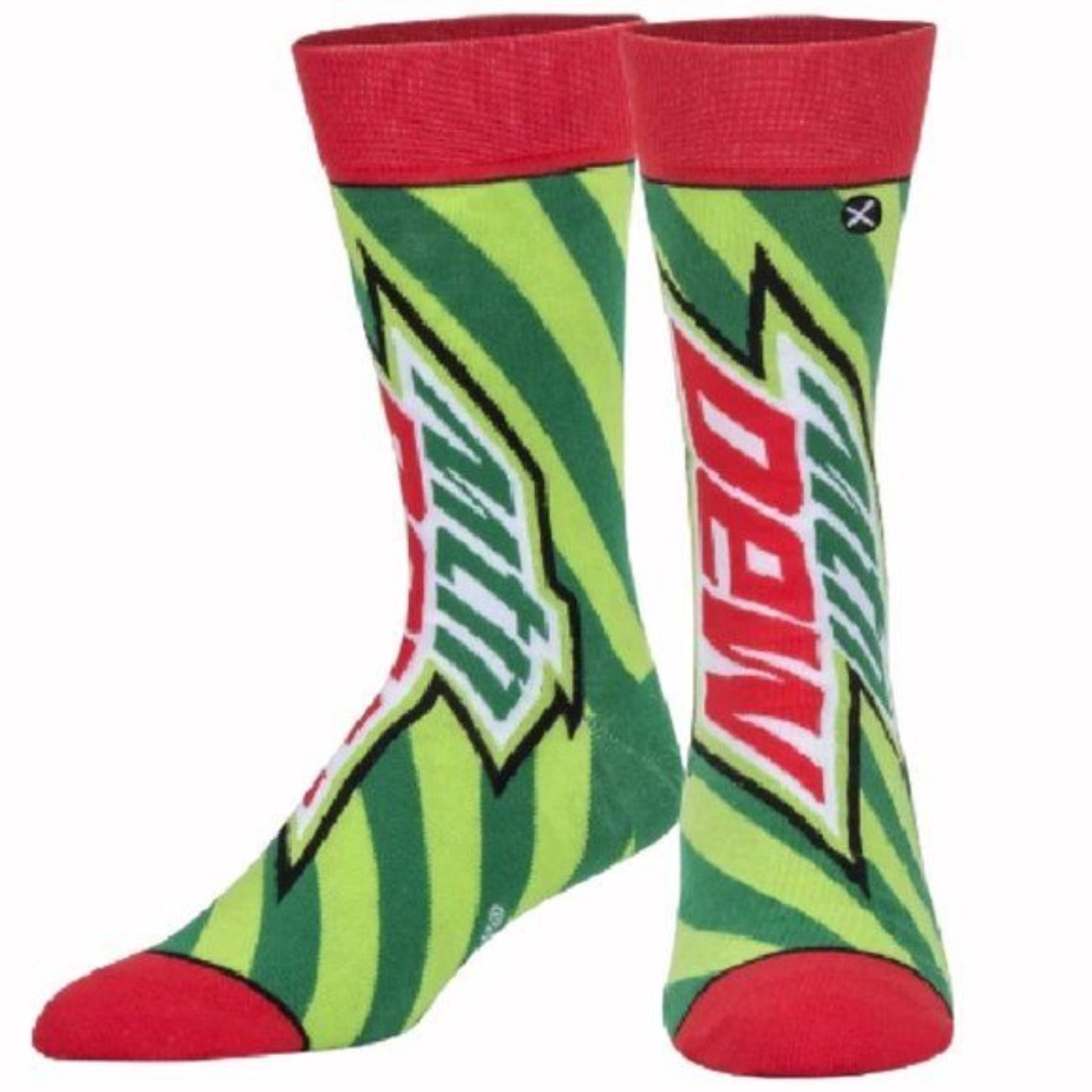 Mountain Dew Stripes Athletic Crew Socks