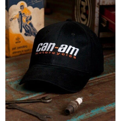 Can-Am Vintage Motorcycle Embroidered Cap Hat