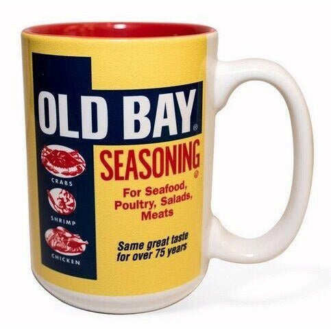 Old Bay Can Logo Coffee Soup Mug