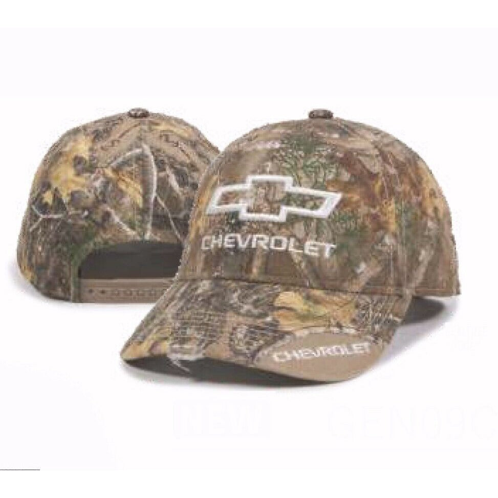 Chevrolet Chevy Bowtie Premium Realtree Camo Cap Hat