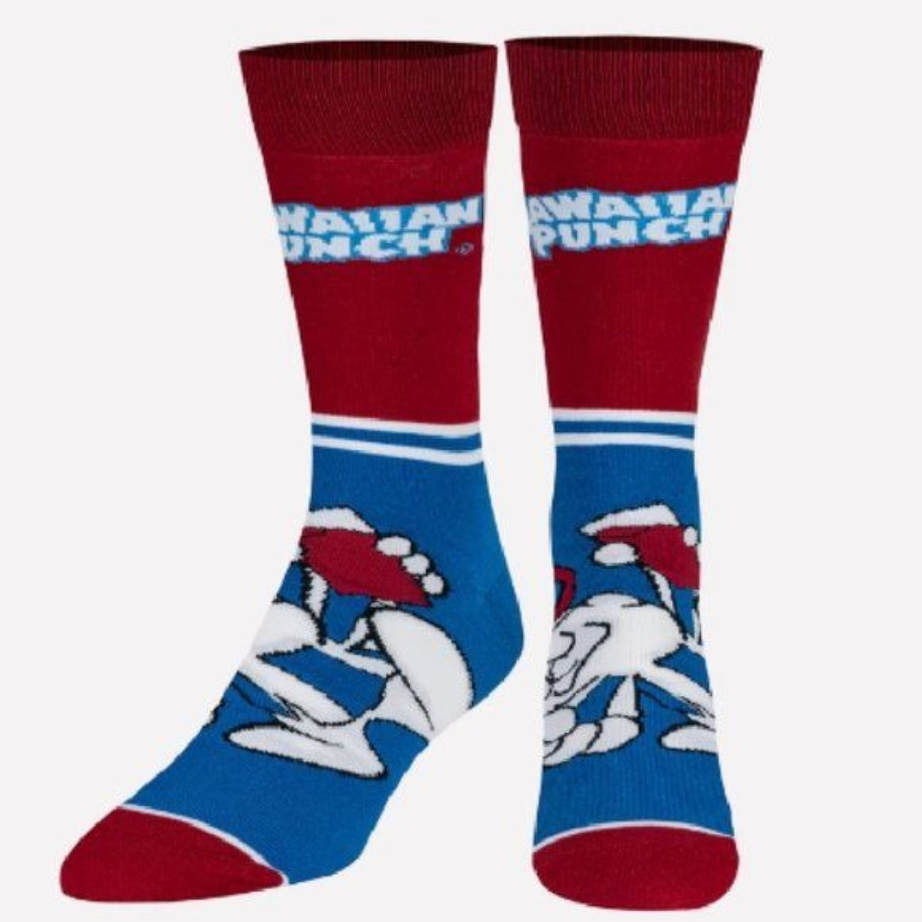 Hawaiian Punch Striped Athletic Crew Socks