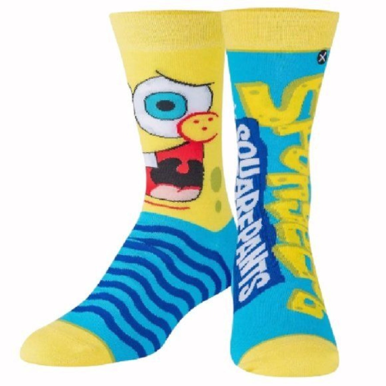 SpongeBob Big Face Split Athletic Crew Socks