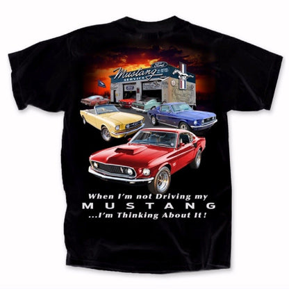 Ford Mustang When Not Driving Thinking About It Short Sleeve T-Shirt