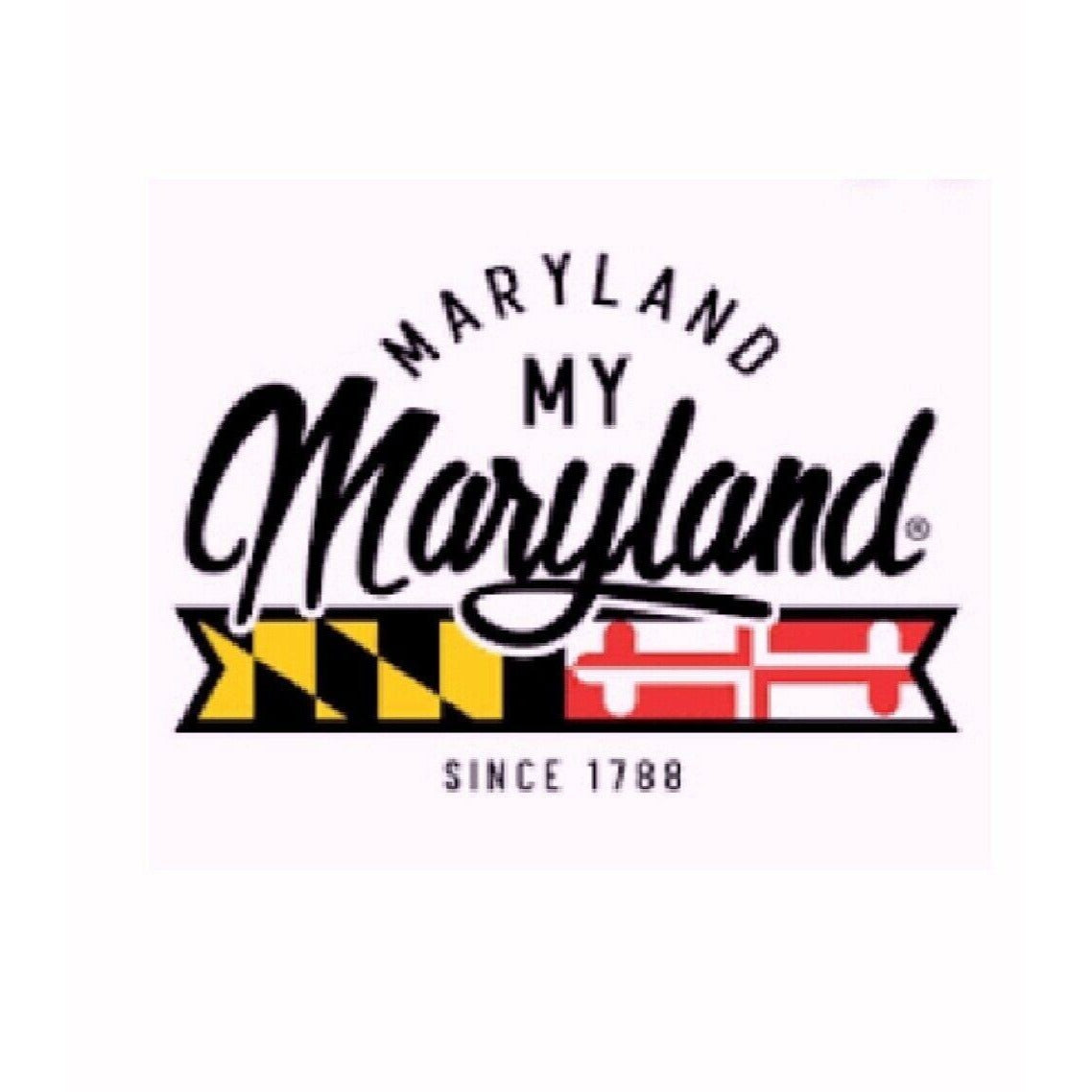 Maryland Flag Monotone Sunglasses