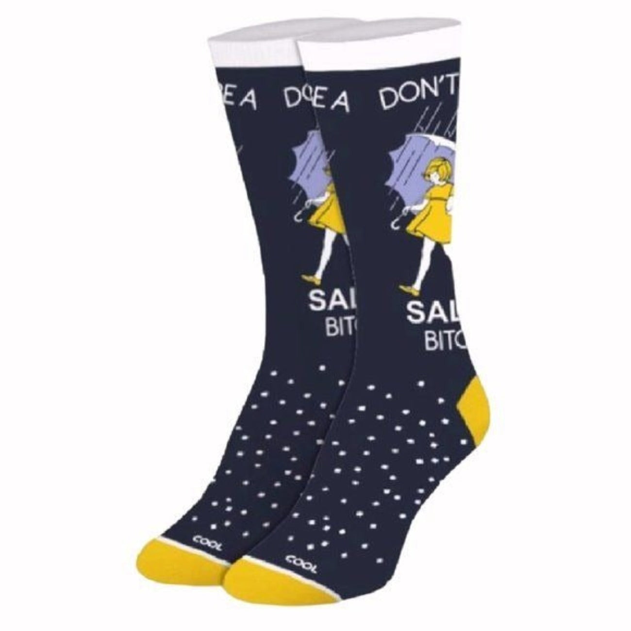 Don’t Be A Salty Bit** Humor Athletic Crew Socks