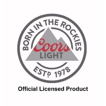 Coors Light Beer Born In The Rockies Solid Back Cap Hat